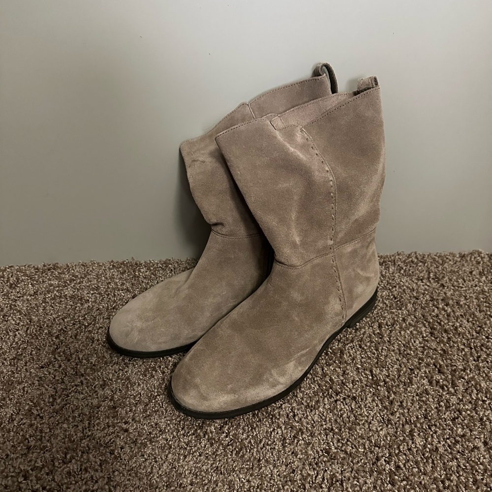 Taupe Suede Women's Boots